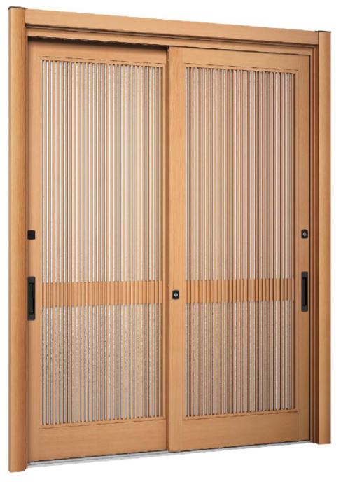 リピーター様御検討中につき、購入不可です。他お纏め2点あり。 新品】リシェントリフォーム玄関引戸2 断熱仕様P12型 万本格子 - 福岡